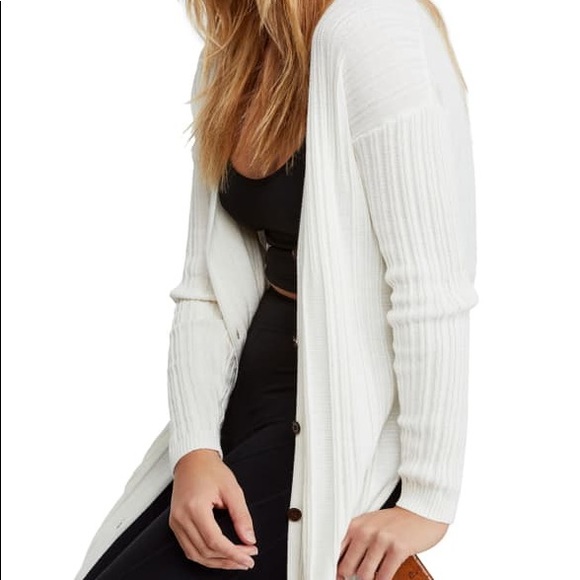 🆕 FREE PEOPLE*SKINNY MINI  CARDIGAN DUSTER - Picture 4 of 9